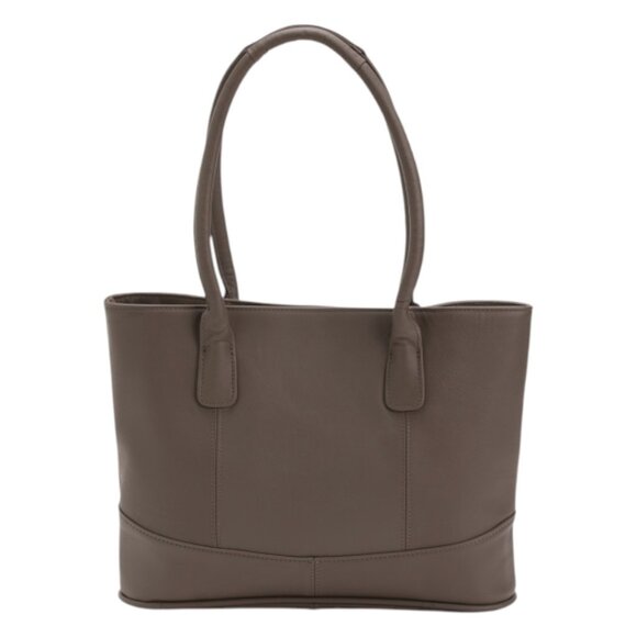 AMERILEATHER Leather Triple Compartment Tote - Picture 1 of 3